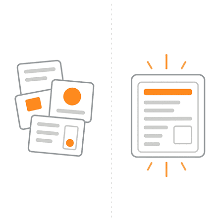 Workflow showing rapid iteration from initial draft to final presentation