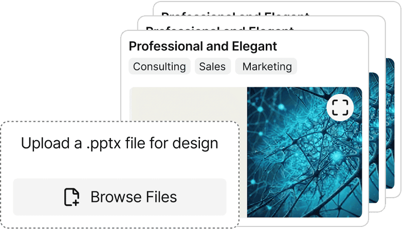 Template upload interface