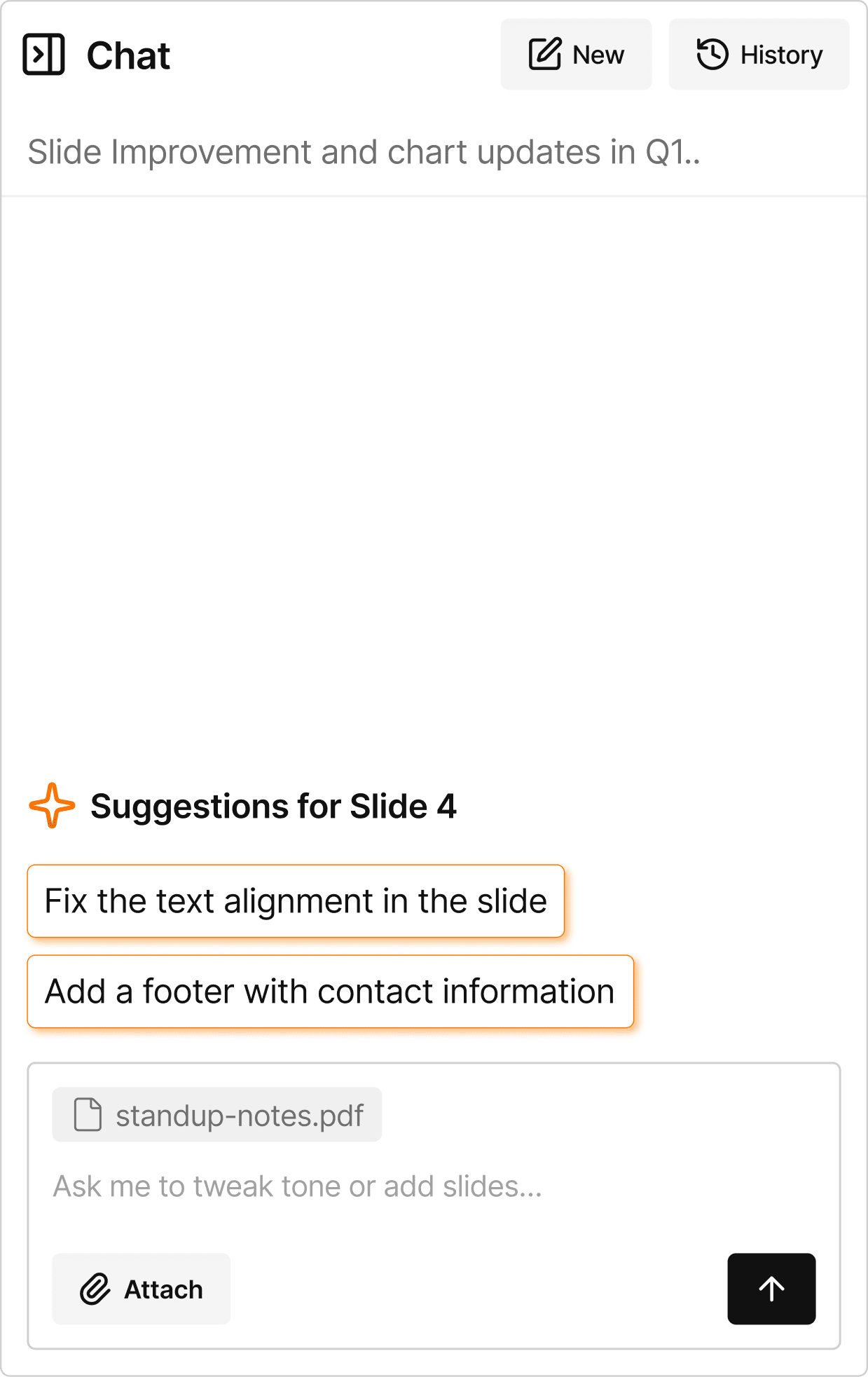 ChatPPT chat window interface