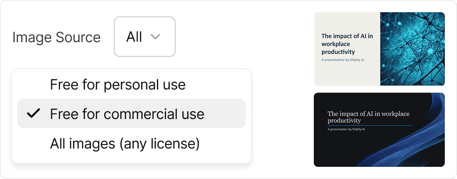 Add images with clear sourcing and licensing